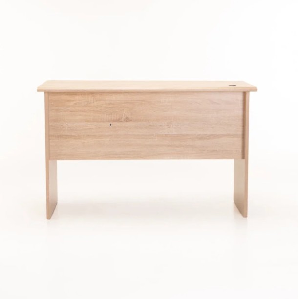 Classic DELUXE 3 DRAWER DESK Office Table – Light Oak - Image 4