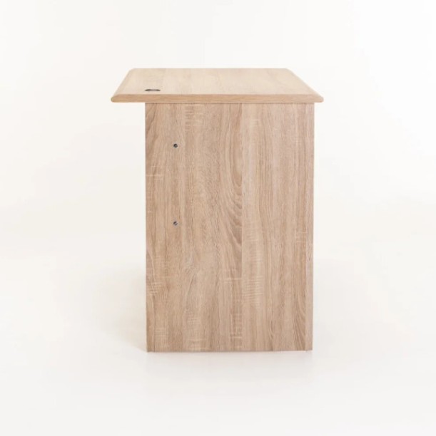Classic DELUXE 3 DRAWER DESK Office Table – Light Oak - Image 3
