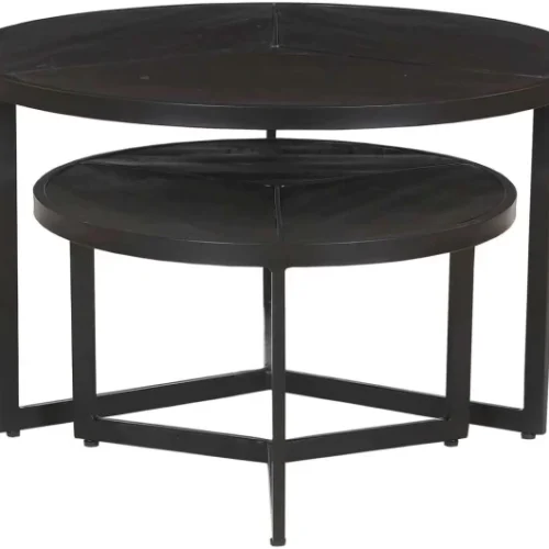 VIVIDITTO DF0808b Multipurpose Table – Black Rustic