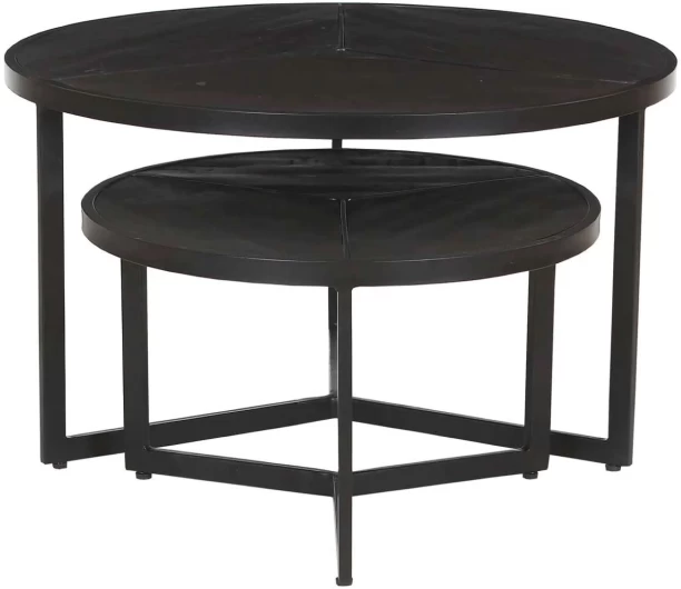 VIVIDITTO DF0808b Multipurpose Table – Black Rustic