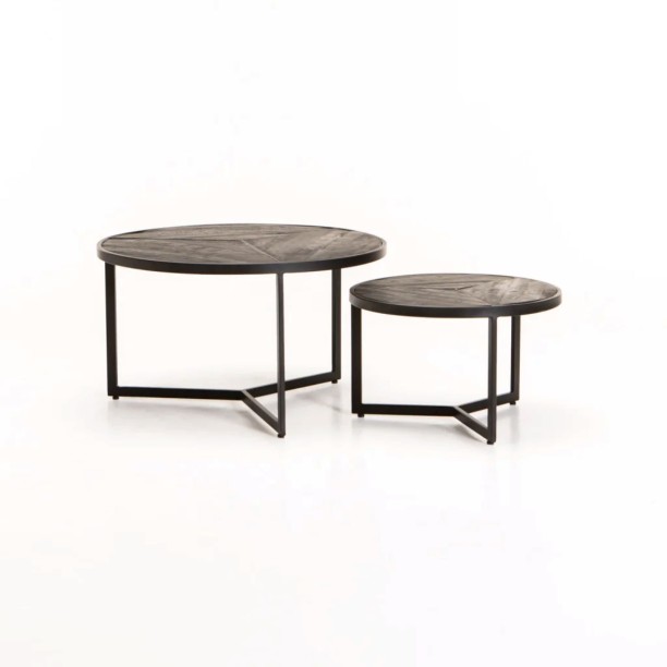 VIVIDITTO DF0808b Multipurpose Table – Black Rustic - Image 2