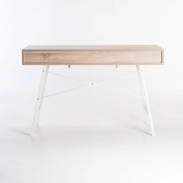 Kimmila 120cm Desk - Oak / White 1479400422583 Multipurpose Table - Image 3