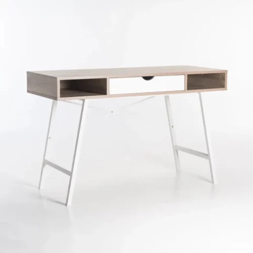 Kimmila 120cm Desk - Oak / White 1479400422583 Multipurpose Table