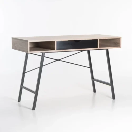Kimmila 120cm Desk - Oak / Black 1479400522583 Multipurpose Table