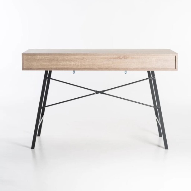 Kimmila 120cm Desk - Oak / Black 1479400522583 Multipurpose Table - Image 3