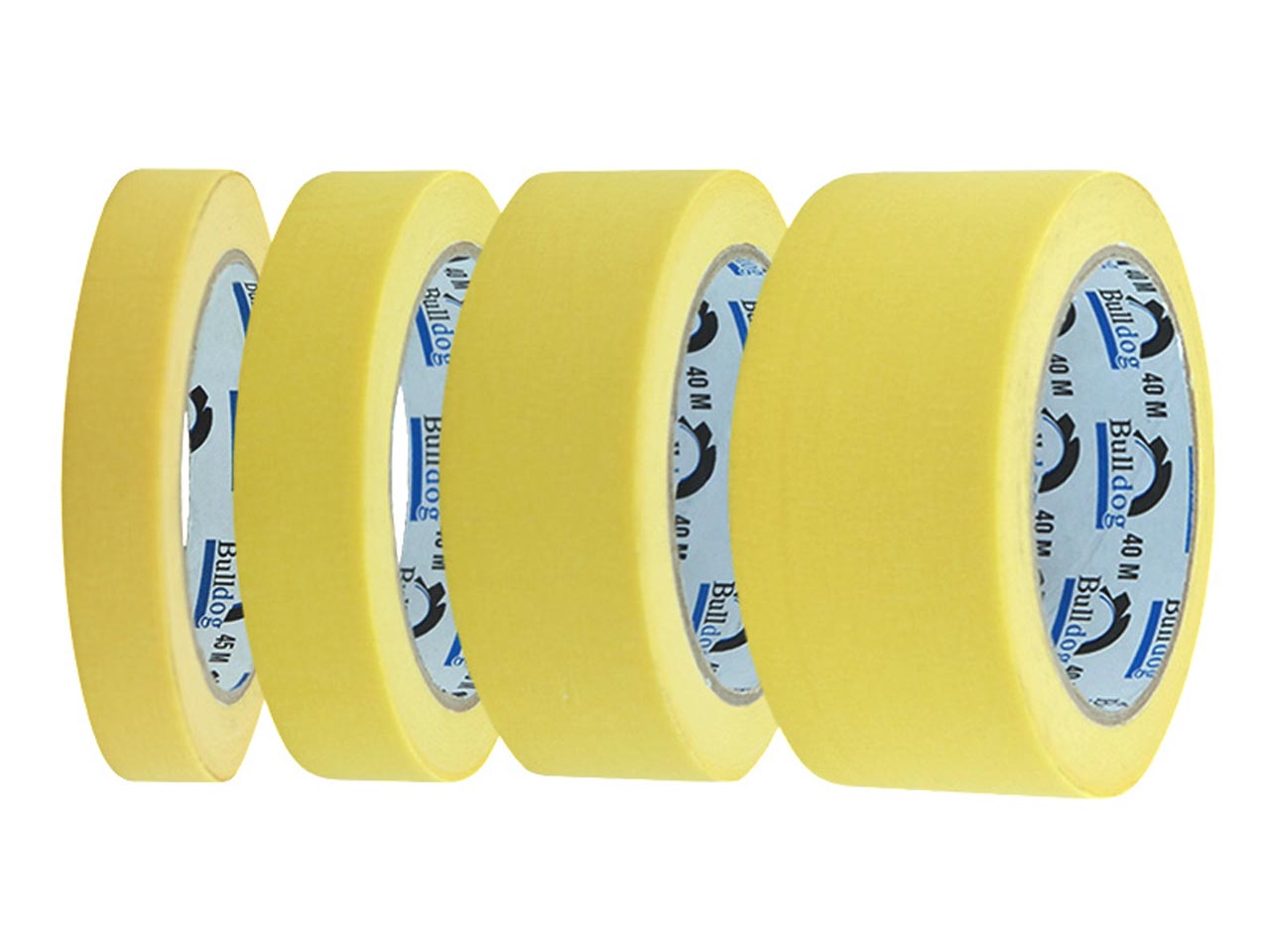 ATLAS TAPES Automotive/DIY Masking Tape, 80º Natural Rubber, Yellow