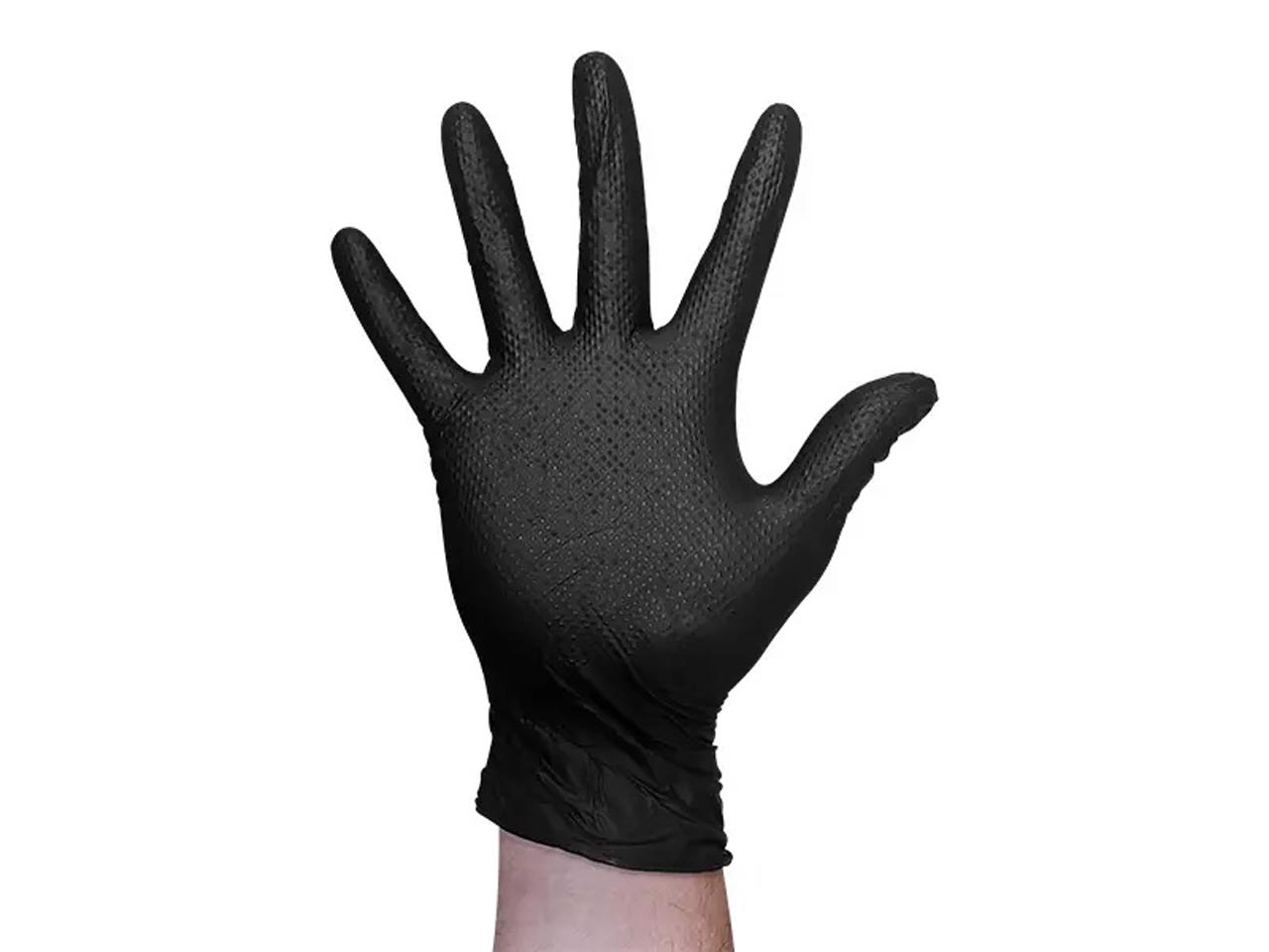 BULLDOG AUTO Nitril Disposable Glove, Finger Textured & Non Textured, 90 pcs - Image 3