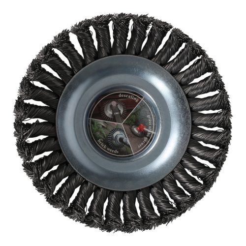 MAC AFRIC Steel Wire Weeding Wheel for Brushcutter - 6"