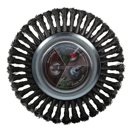 MAC AFRIC Steel Wire Weeding Wheel for Brushcutter - 8"