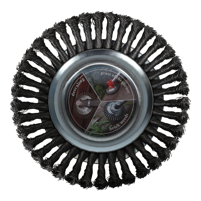 MAC AFRIC Steel Wire Weeding Wheel for Brushcutter - 8"