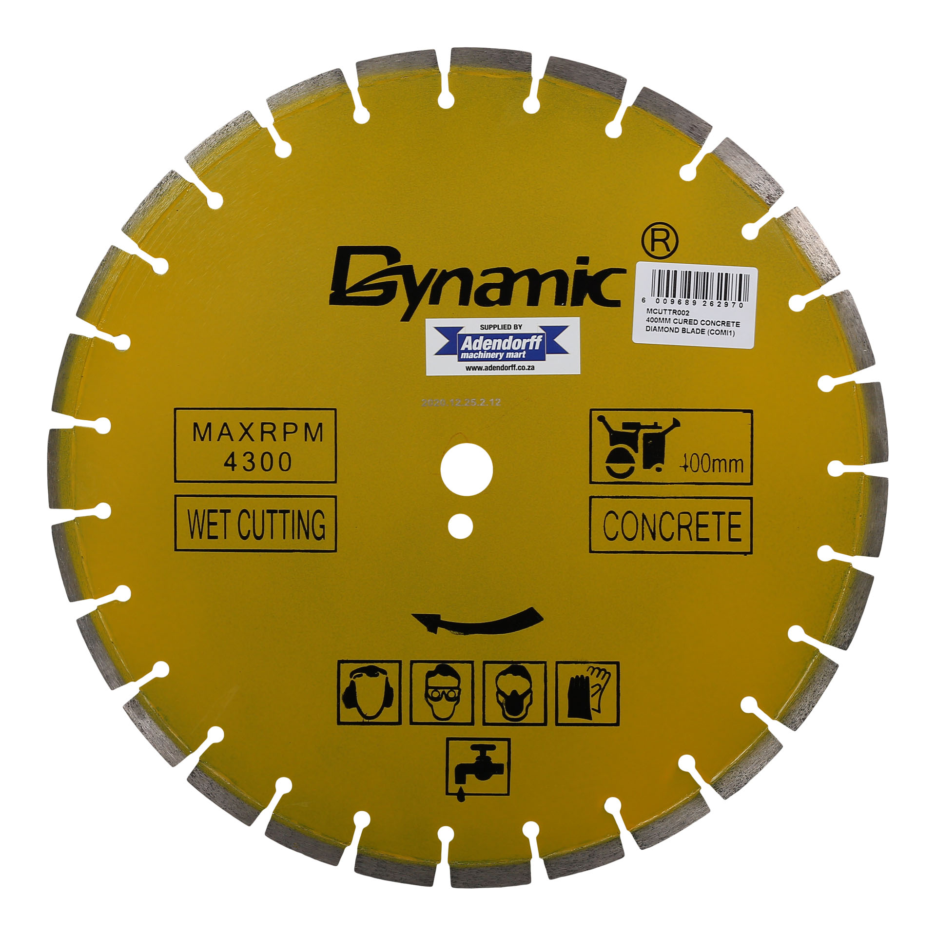 MAC AFRIC 400mm Cure Concrete Diamond Blade
