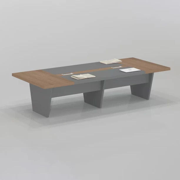 GOF Furniture Q73645 Boardroom Table Conference Table – Dark Brown - Image 2