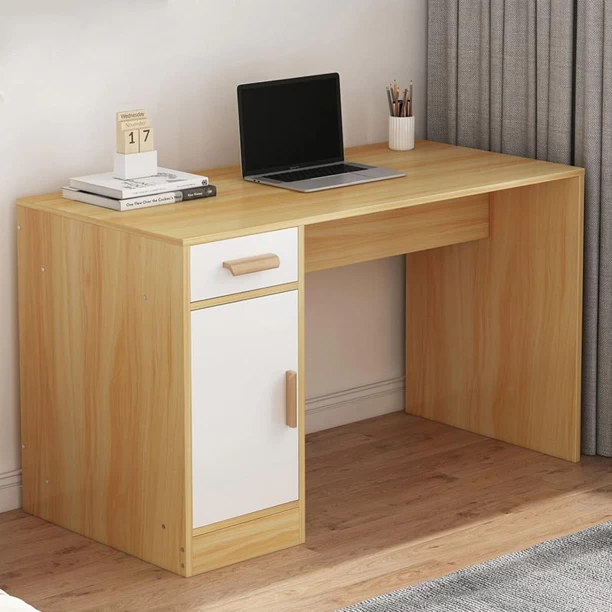 Designer Concepts Odette Office Desk Study Table – Brown/Off White