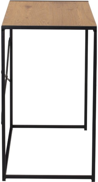 Bragg Bradford Student Office Desk Study Table – Oak and Black - Image 5