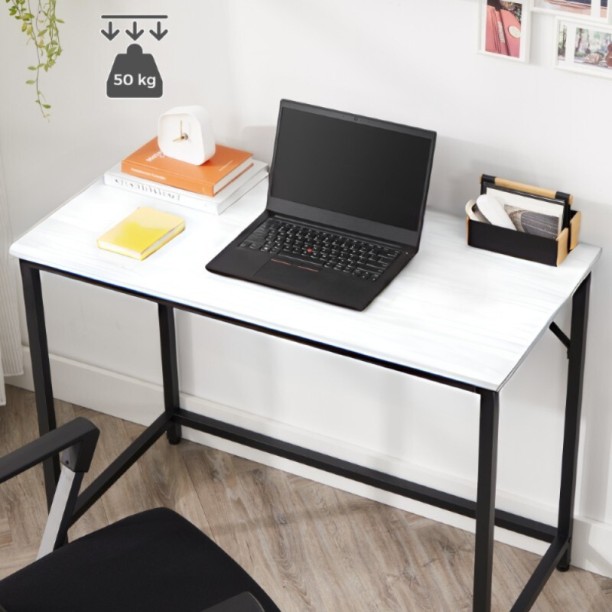 Bragg Florence Office Desk Study Table – White - Image 5