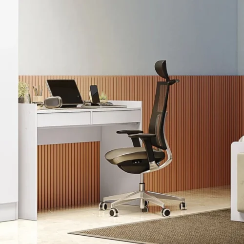 Designer Concepts Graciana 1 Drawer Desk Table Study Table – White