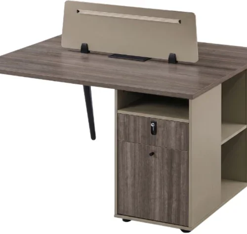 Decorum & Co Dual Sided Office Desk Office Table – Brown