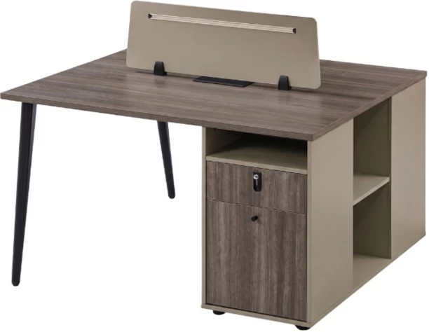 Decorum & Co Dual Sided Office Desk Office Table – Brown