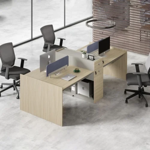 QandAHome i849205 Office Table – oak