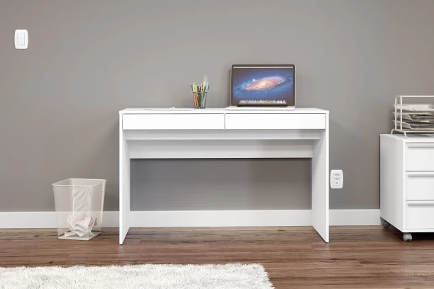 Click Furniture Iris White Office Desk Office Table