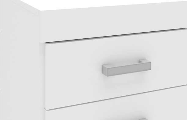 Click Furniture Malta White Office Table Office Table - Image 3