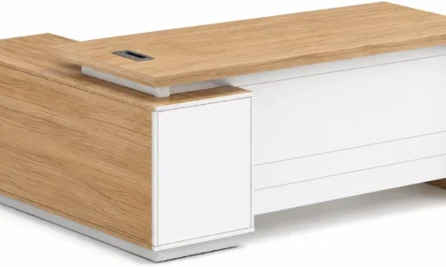 Faith Work Furnishings Lincoln Executive Desk Conference Table – Oak
