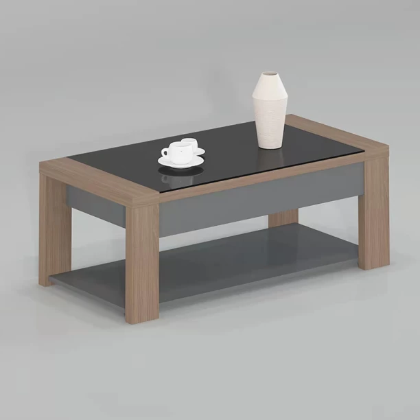 GOF FUrniture TC-T953-2 Office Table – Walnut