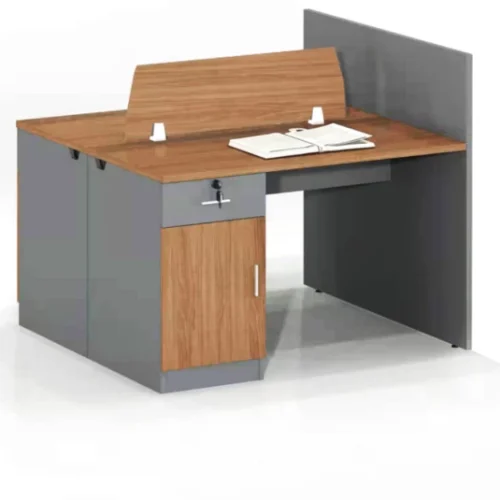 Amika Aurora Workstation Office Table – Ebony