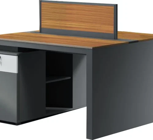 gof furniture ZT1286 Workstation Office Table – Ebony