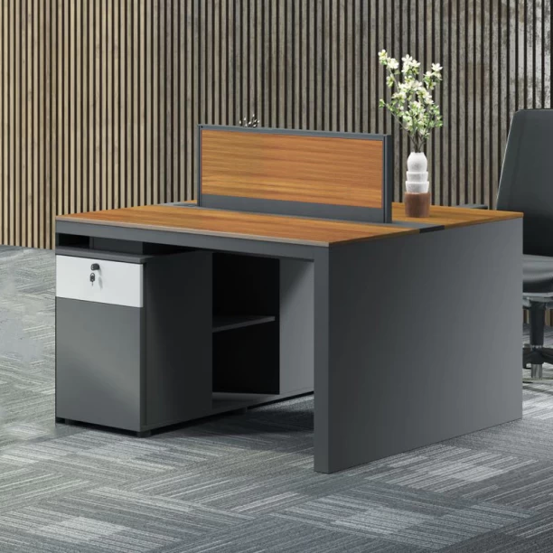 gof furniture ZT1286 Workstation Office Table – Ebony - Image 2
