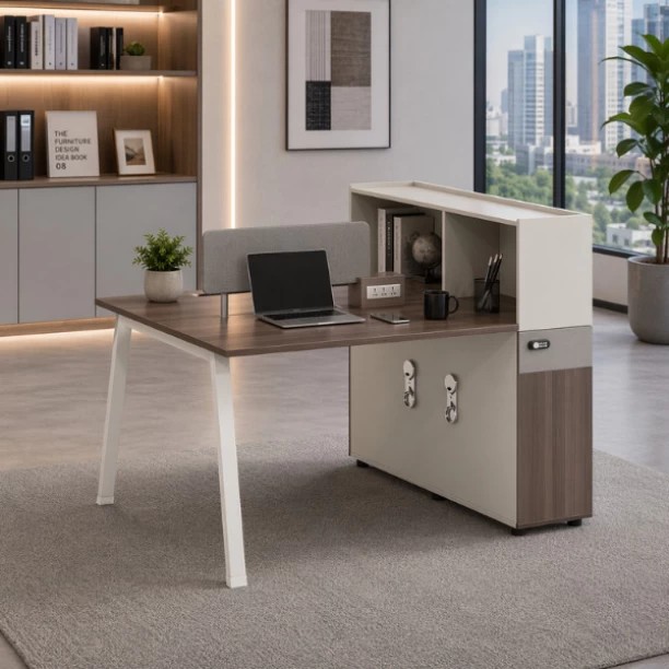 dc Alban Office Desk Office Table – Brown