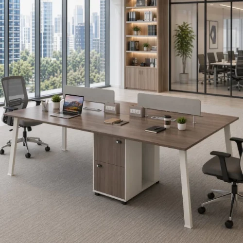 DC Workstation Office Desk Office Table – Brown