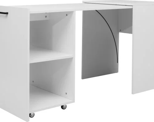 Everfurn Adaptive Desk Office Table – White