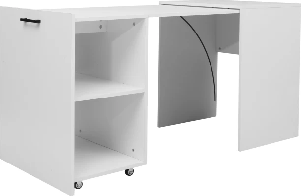 Everfurn Adaptive Desk Office Table – White