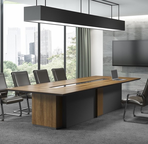 Office Boardroom Table TH5236 Conference Table – Cocoa Brown - Image 4