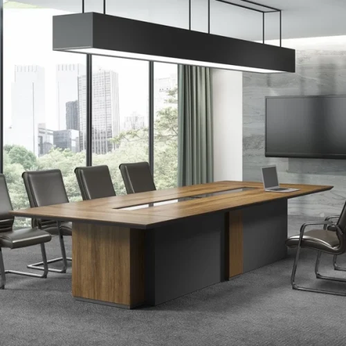 Office Boardroom Table TH5236 Conference Table – Cocoa Brown