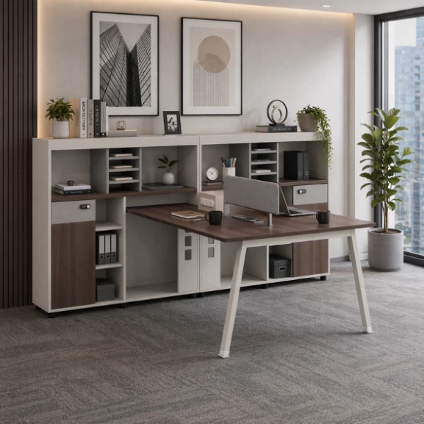 dc Quincy Office Desk Office Table – Brown