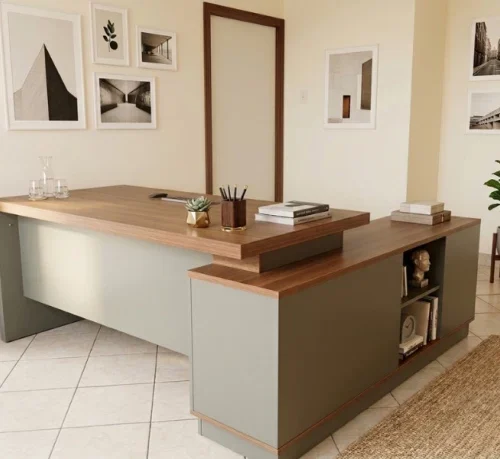GOF Furniture 9136212753166 Office Table – Brown