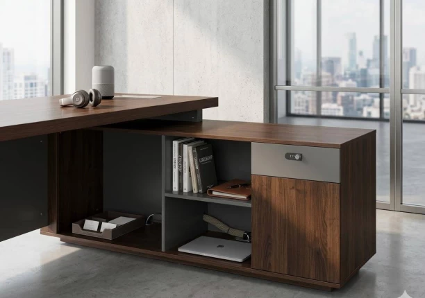Payne Prime ZY1601 Office Table – Brown - Image 2