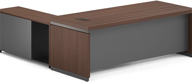 kc furn 180cm Pearson Executive Desk Office Table – Walnut