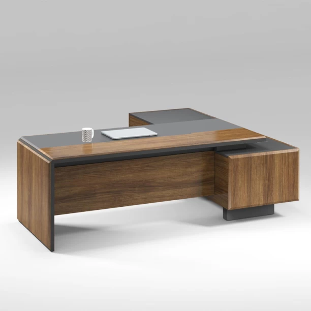 GOF Furniture 1221839765963 Office Table – Ebony