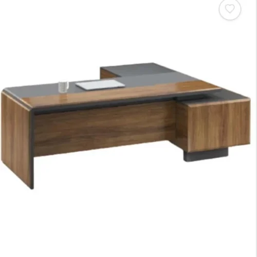 woodly 2 Executive Desk Office Table – Ebony