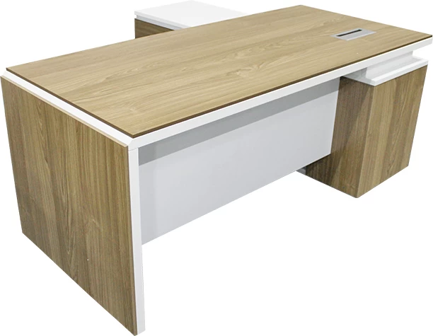 Gof furniture DF-BT2818 Office Table – OAK, Chair Included - Image 3