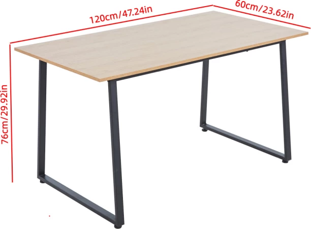 AFRISINO IMPORTS Modern Industrial Computer Desk - Image 4
