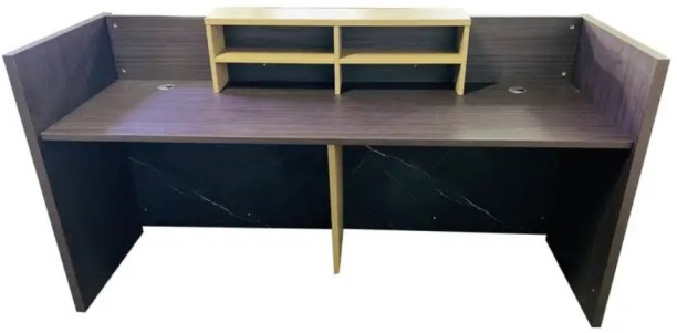 Designer Concepts Makiya Reception Desk Office Table – Brown - Image 2