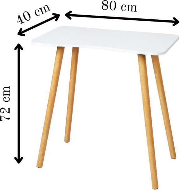 Decorum & Co DCNEX80WN3 Multipurpose Table – White - Image 7