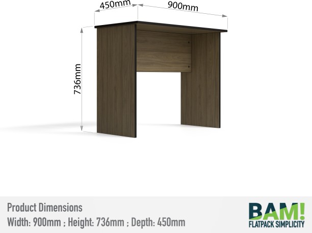 BAM! School Desk - Study Table – Swiss Elm - Image 4