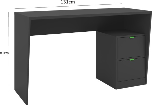 Bella Casa BMG 01-153A Study Table – Black - Image 2