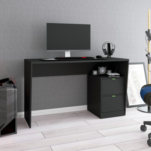 Bella Casa BMG 01-153A Study Table – Black - Image 3