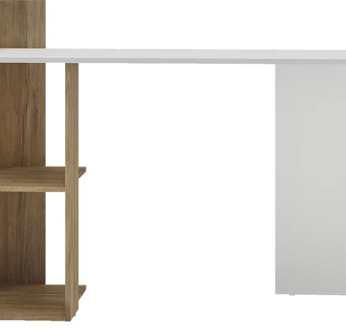 Bella Casa MP6002.0001 Office Table – White, Brown